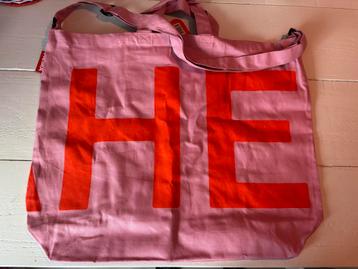 Hema Limited edition strandtas roze/oranje beschikbaar voor biedingen