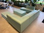Modulaire bank in mintgroene bekleding, Huis en Inrichting, Banken | Bankstellen, Ophalen, Overige materialen, Overige maten, Design