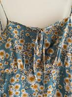 Vrolijk Zomerjurkje met bloemen, Blauw, Ophalen of Verzenden, Zo goed als nieuw, Knielengte