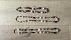 Drie halskettingen met edelsteentjes, Sieraden, Tassen en Uiterlijk, Edelstenen, Ophalen of Verzenden
