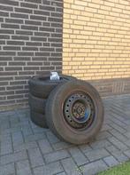 4x Stalen velgen met winterbanden steekmaat 4x100, Auto-onderdelen, Ophalen, 14 inch, Gebruikt, 175 mm