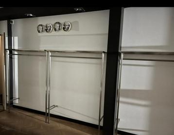 Kleding rekken te koop - RVS Roest vrije staal beschikbaar voor biedingen