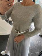 Essentiel Antwerp, cashmire, zilver lurex truitje, S/M, Ophalen of Verzenden, Zo goed als nieuw, Maat 38/40 (M), Grijs