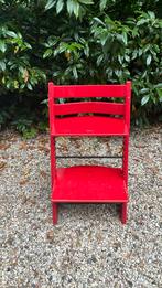 Stokke trip trap stoel rood, Ophalen, Gebruikt, Meegroeistoel