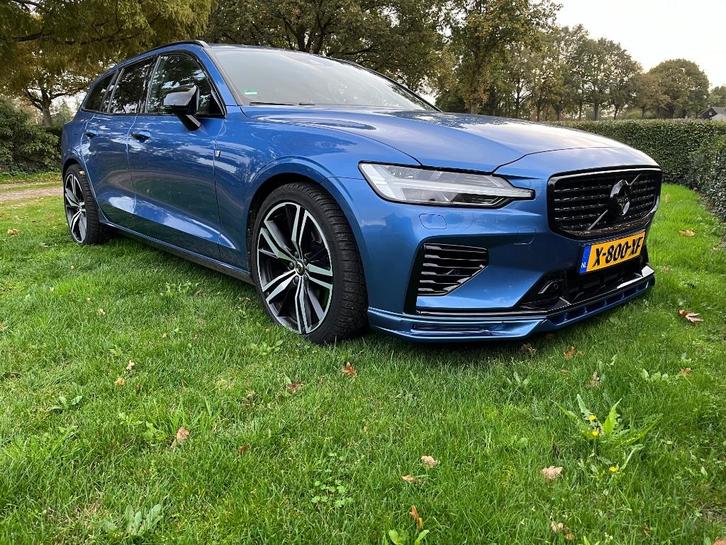 Volvo V60 T8 Twin Engine 390pk AWD Geartronic 2020 Blauw, Auto's, Volvo, Particulier, V60, 360° camera, 4x4, ABS, Achteruitrijcamera