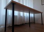 Ikea Bureau 2,00/60cm met 5 metalen poten ( T.E.A.B.), Ophalen, In hoogte verstelbaar, Zo goed als nieuw