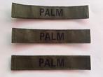 3x Naam embleem klitteband, Verzenden, Landmacht, Nederland, Kleding of Schoenen