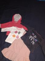 56 62 meisjes kleding: jasje, jurkje, 2x shirtje, Meisje, Ophalen of Verzenden, Zo goed als nieuw, Setje
