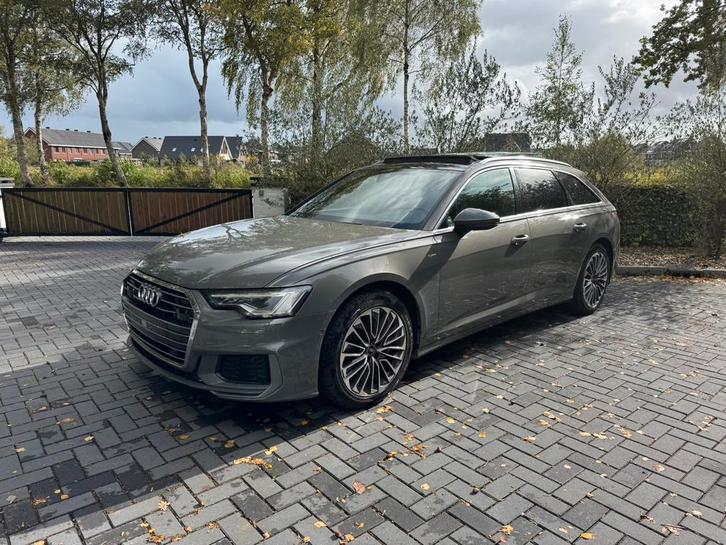 Audi A6 50TFSIe Hybride S-Line Panoramadak Camera ACC BTW, Auto diversen, Schadeauto's, Audi, Automaat, Hybride Elektrisch/Benzine