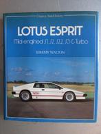 1982 boek: LOTUS ESPRIT, Jeremy Walton, Engels, Ophalen of Verzenden, Zo goed als nieuw, Overige merken, Jeremy Walton