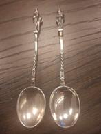 2 Gero apostel lepeltjes, verzilverd, Antiek en Kunst, Ophalen of Verzenden