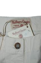 NIEUWE MARLBORO CLASSICS broek, pantalon, off-white, Mt. 38, Nieuw, Lang, Maat 38/40 (M), Wit
