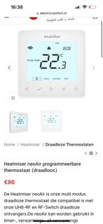 Heatmiser Neo Air draadloze thermostaat! Wifi gestuurd NIEUW, Ophalen of Verzenden, Nieuw