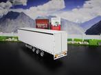 Wsi White Line 03-1068 , Schuifzeilen Oplegger 3as., Hobby en Vrije tijd, Modelauto's | 1:50, Ophalen, Nieuw, Bus of Vrachtwagen
