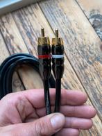 Tulp kabels verguld 2 meter, Nieuw, Ophalen of Verzenden, Minder dan 2 meter