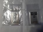 2 x 50 gram zilverbaren, Postzegels en Munten, Ophalen of Verzenden, Zilver