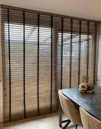 Houten jaloezieën 4 stuks elektrisch, Ophalen, Zo goed als nieuw, Minder dan 100 cm