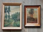 Paar natuurlandschappen - F.V. Stichel, Antiek en Kunst, Kunst | Schilderijen | Klassiek, Ophalen