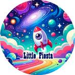 L476 icing frosting ruimte raket 20cm eetbare taart print, Ophalen of Verzenden, Nieuw, Taarten, Versiering