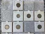 12 zilveren kwartjes, Postzegels en Munten, Munten | Nederland, Vóór koninkrijk, Setje, Zilver, 25 cent