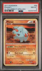 Pokemon Phanpy ERROR TEXT Call OF Legends Misprint PSA 8, Hobby en Vrije tijd, Verzamelkaartspellen | Pokémon, Ophalen of Verzenden
