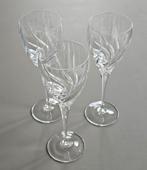 Drie kristallen witte wijnglazen Toscane, 20cm, Huis en Inrichting, Keuken | Servies, Glas of Glazen, Ophalen of Verzenden, Overige stijlen