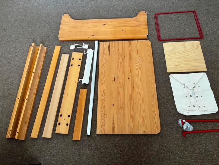 LUNDIA- onderdelen-jaren ‘70- Varsseveld-bed-kast, Huis en Inrichting, Kasten | Stellingkasten, Zo goed als nieuw, Ophalen