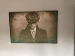 Peaky Blinders Schilderij - Beige/Groen, Ophalen, Zo goed als nieuw, Schilderij, Minder dan 50 cm