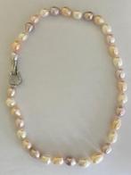 Prachtige Parel Ketting, Multikleur, Echte Parels, Sieraden, Tassen en Uiterlijk, Kettingen, Ophalen of Verzenden, Nieuw