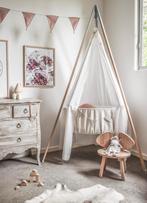 Leander Wieg + Veer + Statief - matras + stand +Spring, Ophalen of Verzenden, Zo goed als nieuw, Wieg