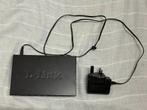 D-Link DGS-108 – 8-Poorts Gigabit Netwerkswitch, Computers en Software, Netwerk switches, Ophalen of Verzenden, Zo goed als nieuw