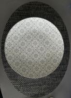 6 stuks Portugese Borden - Grijs met Wit Porselein, Ophalen, Zo goed als nieuw, Bord(en), Overige stijlen