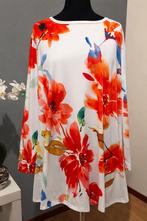 Tuniek met bloemenprint - Maat 50, Ophalen of Verzenden, Nieuw, Overige kleuren, Blouse of Tuniek