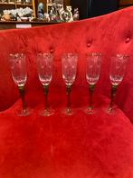 5 antieke/vintage champagne glazen,(Karthall?)zeldzaam, Ophalen of Verzenden, Zo goed als nieuw, Overige typen
