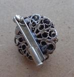 zilveren antieke Zeeuwse knoop broche [688], Sieraden, Tassen en Uiterlijk, Antieke sieraden, Verzenden, Zilver, Broche