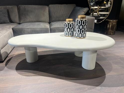 Salontafel Bloomstone van Richmond Interiors 160x80cm wit, Huis en Inrichting, Tafels | Salontafels, Zo goed als nieuw, Minder dan 50 cm