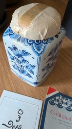 Delfts Blauwe theebus van De Porceleyne Fles (Royal Delft)., Antiek en Kunst, Antiek | Porselein, Ophalen of Verzenden