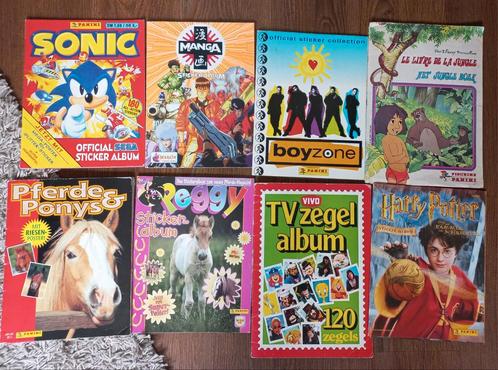 12 incomplete (vooral) Panini albums, Boeken, Prentenboeken en Plaatjesalbums, Gelezen, Ophalen of Verzenden