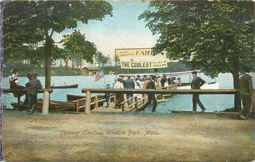 (379-115-007) Whalom Park Mass Steamer Landing, Verzamelen, Ansichtkaarten | Buitenland, Buiten Europa, Verzenden