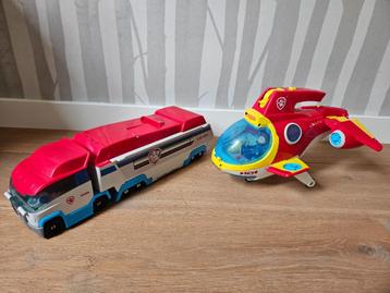 Paw Patrol Patroller & Sub Patroller, met 3 figuren/auto's beschikbaar voor biedingen