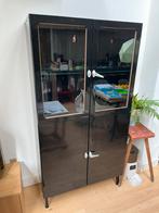 Vintage stalen dokterskast, Huis en Inrichting, Kasten | Vitrinekasten, Ophalen, Vintage, 50 tot 100 cm, Zo goed als nieuw
