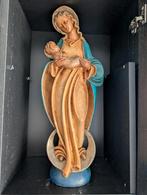 Mariabeeld met kindje - Gipsen sculptuur, Ophalen of Verzenden