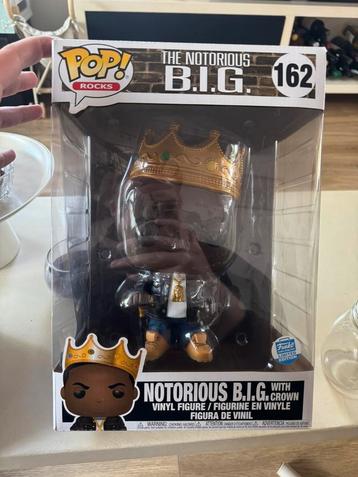 The Notorious B.I.G. Xxl Funko Pop 162 biggie with crown beschikbaar voor biedingen