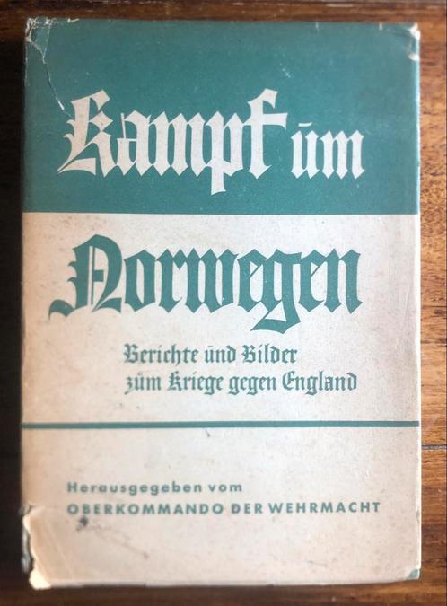 WO2 DUITS Boek 1940 Kampf um Norwegen (o.a. slag om Narvik), Verzamelen, Militaria | Tweede Wereldoorlog, Marine, Boek of Tijdschrift