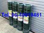 Groen geplastificeerd gaas(tuingaas) 120 cm hoog. 25 m, Ophalen of Verzenden, Nieuw, 20 meter of meer, Gaas