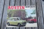 Autofolder Austin seven 850 en 1000 (Mini), prijslijst 1968, Ophalen of Verzenden, Gelezen, Overige merken