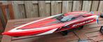 Traxxas Spartan + Zender - Veel upgrades!, Hobby en Vrije tijd, Modelbouw | Boten en Schepen, Ophalen, Gebruikt, Overige merken