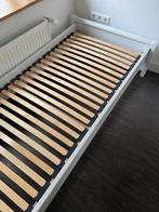 Eenpersoonsbed met latrenbodem en matras, Ophalen, Gebruikt, 90 cm, Eenpersoons