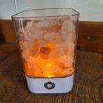 Zoutkamp Himalaya chrystal zout lamp nachtlamp, Ophalen of Verzenden