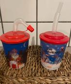 2 3D drinkbekers Sinterklaas en pieten, Diversen, Ophalen of Verzenden, Zo goed als nieuw